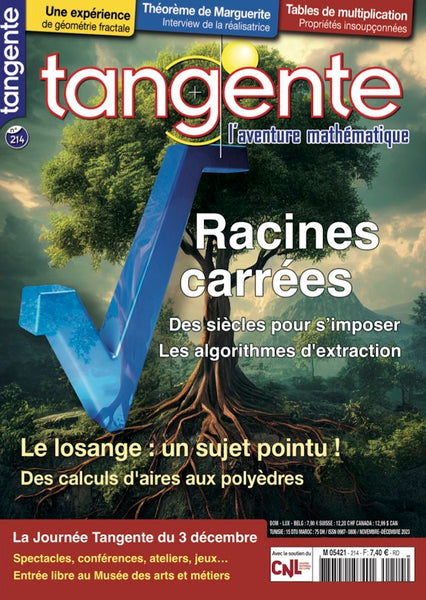 Numéro 214 Tangente magazine -  Racines carrées
