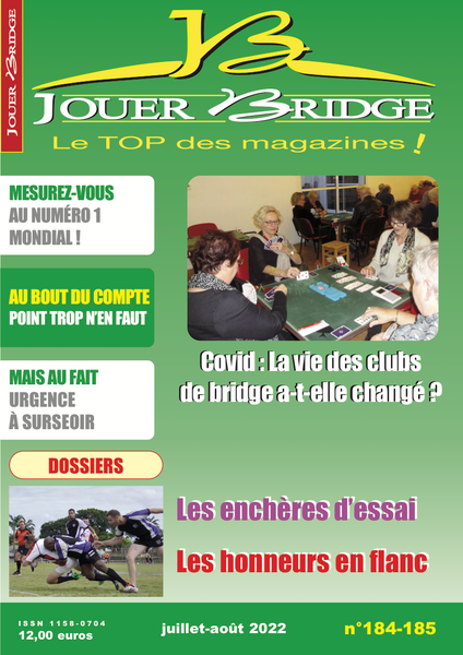 Numéro 184/185 Jouer Bridge -